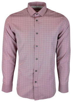 Pink Geometric Shirt