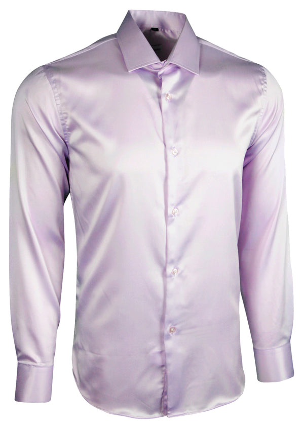 Lilac Satin Shirt