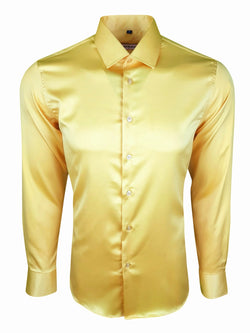 Yellow Satin Shirt